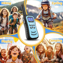 QNIGLO Kids Walkie Talkie, VOX Rechargeable Kids Walkie Talkie, 3KM Working Distance, 48H Standby, 8 Channels, Flashlight Function, Gift for 3-12 Year Old Girls & Boys (2-Pack) by TinyTreasures Baby Boutique