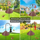 Gtongoko 19 Inch Squirrel Baffle for Bird Feeder Pole Squirrel Guards for Shepherds Hook Stopper for Bird Feeders Brown 1 Pack by GreenHaven Gardens