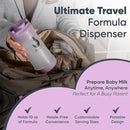 Formula Dispenser - Replaces Hand Scooping - Add Desired Amount with a Few clicks - Baby Formula Container to go - 10ounces Baby Milk Powder Storage - for Home & Travel by TinyTreasures Baby Boutique