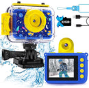 GKTZ Kids Camera - Waterproof Underwater Camera for Kids, Christmas Birthday Gifts for Boys Age 3-12, 1080P HD Children Digital Action Camera, Pool Toys for Kids Age 4-12 by TinyTreasures Baby Boutique
