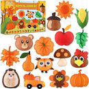ZOIIWA 16 Sets Fall Sewing Kit Autumn DIY Stuffed Craft Kit Fall Pumpkin DIY Sewing Set for Kids Thanksgiving Felt Ornaments Decorations for Beginners Educational Craft Toys Gifts for Boys Girls by TinyTreasures Baby Boutique