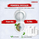 USKICH Toilet Bowl Cleaner - 80 PACK, Household Automatic Toilet Bowl Cleaners with Bleach, Bathroom Toilet Tank Cleaners Tablets with Sustained-Release Technology for Against Tough Stains