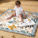 Momcozy Baby Play Mat for Floor, 50x50 Thickened Playpen Mat, Playmate for Baby Tummy Time, Waterproof & Non-Slip, Foldable Outdoor Mat with Carrying Handle, Forest World by TinyTreasures Baby Boutique