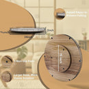 Acacia Wood 24" Lazy Susan Turntable Organizer for Table Top, Farmhouse Extra Large Round Lazy Susan for Serving Kitchen Countertop Cabinet for Charcuterie Centerpiece, Bathroom Vanity Tray Decor by CozyNest Decor