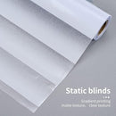 Window Privacy Film with Installation Tools, Blinds Pattern, Static Cling, Anti UV, Heat Control, Ideal for Home Shower Office Glass Door (Blinds Pattern, 23.6X157.4Inch) by CozyNest Decor