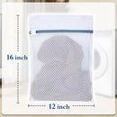 Durable Mesh Laundry Bags 5-Pack (12x16 Inch) Delicates Protector for Lingerie & Baby Clothes by TinyTreasures Baby Boutique