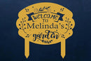 Personalized Metal Garden Sign with Stake, Custom Garden Decor for Outdoor, Custom Family Name Sign, Patio Decorations, Lawn Art, Farmhouse Decorative, Housewarming Gift (CstmDesign10) by CozyNest Decor