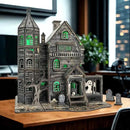 DIY Mini House Kit, Miniature Haunted House Kits with LED Accessories Furniture, 3D Wooden Puzzles for Adults, Dollhouse Craft Gifts for Girls, Boys, Teens by CozyNest Decor