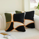 HOdo Home 2PCS Pillow Covers-Throw Pillow Cover,Tufted Boho Jacquard Pillow Covers,Farmhouse Decorative Pillow Cover,Pillow Cases for Couch,Sofa,Bed,Chair,Living Room,Home Decor（18x18inch ） by CozyNest Decor