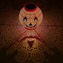 Halloween Decoration Hanging Solar Lantern Outdoor - Solar Powered Pumpkin Led Jack-O Lights, Waterproof Halloween Decor Metal Round Lantern for Yard, Patio, Pathway, Porch, Lawn, Garden, Outside by GreenHaven Gardens