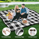 sapsisel 80”x 80” Picnic Blanket Extra Large, Waterproof and Foldable Beach Blanket, 3-Layer Outdoor Blanket for 6 to 8 Adults, for Camping, Park, Beach, Grass, Indoors… by TinyTreasures Baby Boutique