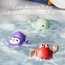 TUMAMA Baby Bath Toy,Bath Bubble Maker Machine with Music,3 Bathtub Wind-Up Toys,Crab Shower Water Toy for Toddlers Kids Boys Grils (Orange) by TinyTreasures Baby Boutique