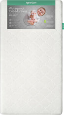 Newton Baby Crib Mattress and Toddler Bed - Waterproof - Ultra-Breathable Proven to Reduce Suffocation Risk, 100% Washable, Better Than Organic, 2-Stage Removable Cover, Deluxe 5.5" Thick - White by TinyTreasures Baby Boutique