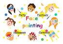 BOBISUKA Face Painting Kit for Kids - 16 Colors Water Based Body Face Paint Includes Brushes,Sponges,Glitters,Gem Sheet,Instructions,Stencils for Halloween Party Costume SFX Makeup by TinyTreasures Baby Boutique