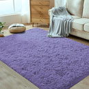 4x6 Area Rug for Living Room: Fluffy Shag Soft Washable Rugs Fuzzy Plush Indoor Carpet for Bedroom Nursery Playroom Dorm Kids Girls Boys Room (Purple, 4'x6') by TinyTreasures Baby Boutique