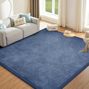 Baby Play Mat 1.2" Thick Memory Foam Nursery Rug Area Rug, 9’2” X 6’7” Yoga Mat Playmat Crawling Mat for Baby,Toddlers,Infants,Kids,Floor Mat Tatami Mat for Living Room with Non-Slip(Blue) by TinyTreasures Baby Boutique