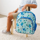 Wildkin JumpOff Jo 12-inch Kids Backpack – Lightweight, Durable Toddler Bag - Blue Dino by TinyTreasures Baby Boutique