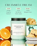 M&SENSE Orange Creamsicle Scented Candle, 19.4oz 110 Hours Slow Burning Non Toxic Natural Soy Wax 2 Wick Candle for Home Scented, Long Lasting Home Fragrance Gifts for Housewarming & Anniversry by CozyNest Decor