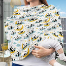 Binienty Cartoon Panda Carseat Cover for Baby Breathable Stretchy Baby Carseat Covers Lightweight Cartoon Car Seat Covers Infants Car Canopies by TinyTreasures Baby Boutique
