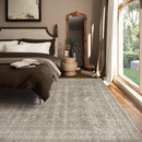 Washable Area Rugs for Living Room: 8x10 Bedroom Rug Boho Vintage Area Rug Stain Resistant Non Slip Low Pile Lightweight Soft Carpets for Dining Room Kitchen Nursery Kids Room Farmhouse by TinyTreasures Baby Boutique