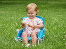 Regalo My Chair 2-in-1 Portable Travel Booster Seat & Activity Chair, Bonus Kit Includes, Oversized Removable Tray with Cup Holder, Aqua by TinyTreasures Baby Boutique