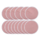 wegreeco Nursing Breast Pads (14 Pack) + Laundry Bag & Travel Storage Bag, 4.7 inch - Washable & Reusable Breastfeeding Nursing Pads (Mild Pink, Large, Contoured & Plain Shape) by TinyTreasures Baby Boutique