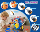 STEM New V6 Engine Model Building Kit，60-Piece Take Apart Toy with Realistic Lights & Sounds, Electric Drill & Tools - Mechanic Repair Playset for Kids Ages 3-5 by TinyTreasures Baby Boutique