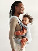 BabyBjörn Baby Carrier Harmony, Silver, 3D Mesh | 3-in-1 Ergonomic Baby Carrier; Newborn, Facing-In, Outward-Facing, and Back Carrying Positions Supported (7-40 lbs), Newborn to Toddler by TinyTreasures Baby Boutique