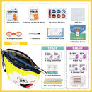 StBernard Kids First Aid Kit, EDC Mini Portable Medical Kit with Cute Bandages, Tools for Children's Daily Boo-Boos, Suits for Home, School, Camping, Hiking, Cub Scouts, Backpacking(Yellow) by TinyTreasures Baby Boutique
