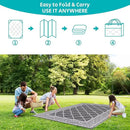 HEBE Outdoor Rug Waterproof 8x10, Reversible Plastic Straw Rug RV Camping Rug, Indoor Outdoor Patio Mat Clearance, Outside Carpet for Porch,Deck,Camper,Balcony,Backyard,Picnic by GreenHaven Gardens