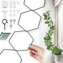 Chain Trellis for Climbing Plants - Indoor & Outdoor House Plant Accessories for Monstera, Pothos, Ivy, and More | Garden Wall Trellis and Plant Vine Support - Houseplant Accessories and Plant Gifts by CozyNest Decor