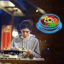 LISIGNVE Bibimbap Neon Sign USB Korean Food Led Light Up Sign Korean Bibimbap Neon Light for Restaurant Kitchen Diner Room Business Wall Decor(16.5”*12.6”) by CozyNest Decor