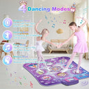 Dance Mat for 3-12 Year Old Girls, Frozen Dance Pad with Wireless Bluetooth, Purple Electronic Music Princess Toys Birthday for Kids and Toddlers Ages 3 4 5 6 7 8 9 10 + by TinyTreasures Baby Boutique