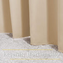 NICETOWN Bedroom Blackout Curtains and Drapes - Window Treatment Thermal Insulated Solid Grommet Blackout Drapes for Bathroom (Biscotti Beige, Set of 2, 37 by 54 Inch) by TinyTreasures Baby Boutique