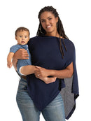 We are Amma | The Cocoon™ - Newborn Essentials Must Haves: Nursing Cover for Breast Feeding Essentials | Nursing Sweater Used as Breastfeeding Cover (Navy, One Size) by TinyTreasures Baby Boutique