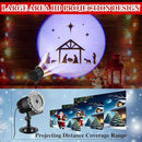 Tuanse Christmas Nativity Outdoor Projector Lights LED Flood Light Holiday with Stars for Xmas Party Garden Landscape Decoration by GreenHaven Gardens