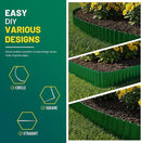 Corrugated Metal Garden Edging, 6"×40Ft Durable Landscape Border for Garden, Lawn, Flower Beds and Paver Edging (Green) by GreenHaven Gardens