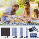 Extra Large Picnic Blanket 80''x 60'' Picnic Mat Waterproof Sand Proof Foldable for Beach, 5-Layer Outdoor Blanket for 6 to 8 Adults,Camping Lawn Hiking Park Music Festival Wedding Mats(Navy Blue) by TinyTreasures Baby Boutique