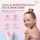 Kid's Sunscreen Starter Kit – Tinted Mineral Sunscreen for Face & Body with SPF 30, Shade Brush, Travel Bag & UV Card – Non-Nano Zinc, Reef Safe, Water Resistant & Hypoallergenic Skin Care by TinyTreasures Baby Boutique