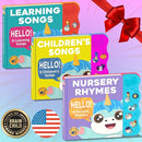 Nursery Rhymes: Musical Toys & Interactive Sound Book for Toddlers 1-3, Baby’s First Year Music Book Gift, Singing Book for 1 Year Old Toddler & Kids, Nursery Rhymes Musical Books & Educational Toy by TinyTreasures Baby Boutique