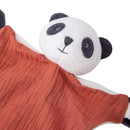Organic Cotton Stuffed Animal Rattle Baby Toys, Organic Panda Cuddle Cloth & Organic Panda Activity Ring Plush Toy Set for Newborns Infant Boys Girls, 2 PCS by TinyTreasures Baby Boutique