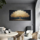 Wall Art Gold Tree Of Life Modern Wall Art Artwork Canvas Art Wall Decor Painting Gold Tree Pictures Abstract Wall Decor For Living Room Bedroom Dining Room Home Office Artwork Ready To Hang 24"X 48" by CozyNest Decor