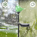 Afirst Solar Outdoor Lights Decorative Hummingbird Garden Stake Handblown Glass Stakes Outdoors Waterproof for Garden Pathway Decoration 2 Packs by GreenHaven Gardens