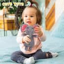 Crochet Kit for Beginners - Elephant Crochet Kits with Step-by-Step Video Tutorials, Beginner Crochet Kit for Adults, Crochet Animal Kit for Kids, Goodnight Elephant Crocheting Set (Grey) by TinyTreasures Baby Boutique