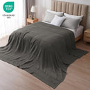 PHF 100% Cotton Waffle Blanket Oversized King 120"x120", Lightweight Breathable Extra Large 10'x10' Summer Blankets for Bed, Giant Big Luxury Aesthetic Woven Bedding for Home Decor, Charcoal Grey by CozyNest Decor