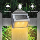 XLUX Solar Lights for Steps Decks Pathway Yard Stairs Fences, LED lamp, Outdoor Waterproof, Warm Light, 6 Pack by GreenHaven Gardens