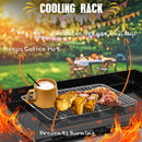 33PCS Griddle Accessories Kit for Blackstone, Flat Top Grill Accessories Tools with Cooling Rack, Melting Dome and Burger Press, Professional Hibachi Spatula Gift Set for Outdoor Teppanyaki BBQ by GreenHaven Gardens
