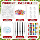 30 Sets Suncatchers Window Art Kits, DIY Sun Catchers Bulk Crafts Paint Your Own Window Ornaments for Boys Girls Classroom Home Party Birthday Activity Decor(Christmas Style) by GreenHaven Gardens