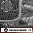 ONASAR 6x9 Area Rugs for Living Room Bedroom, Washable Large Fluffy Grey and White Throw Rug, Geometric Soft Plush Shaggy Floor Carpet for Nursery Kids Girls Boys Teen Dorm Home Decor Aesthetic by TinyTreasures Baby Boutique