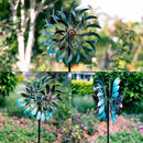 Stargarden Metal Wind Spinner,Two-Way Wind Sculptures,360 Degrees Kinetic Wind Spinners for Yard and Garden by GreenHaven Gardens